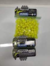 Lot Of 3 New Nerf Hyper 50-Round Refill Canister And 1 Bag Full Used