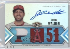 2012 Triple Threads Future Phenoms Auto Relics Sapphire 7/10 Jordan Walden x0y