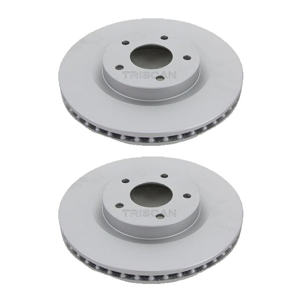2 Bremsscheiben BelüFtet Ø 296 Mm Triscan FüR U.A. Nissan Qashqai-image