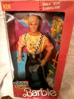 1988 VTG BARBIE COOL TIMES KEN DOLL #3215 Mattel-Barbie Franchise-NRFB