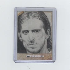 WALKING DEAD ROAD TO ALEXANDRIA DWIGHT SKETCH CARD BY ARTIST BRETT A. FARR   1/1