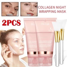 2X Collagen Night Wrapping Mask Overnight Peel-Off Mask Facial Moisturizing Mask