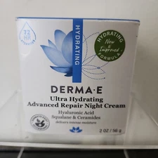 Derma E Ultra Hydrating Advanced Repair Night Cream 2 oz Cream