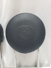 Fiat 500 Gucci Front Seats Headrest Set Of 2 Black Leather Oem Genuine Original