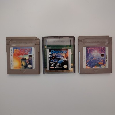 Nintendo Game Boy Game Lot  F1 Race + Driver: You Are the Wheelman + Tetris