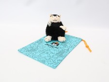 Jellycat Puff Ball Cat In Black And White Plush Toy Small Including Bag