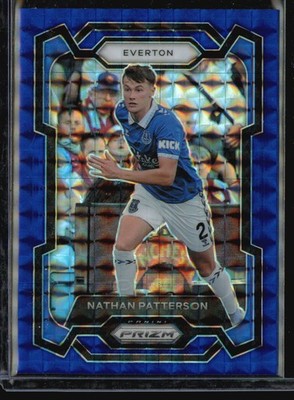 2023-24 Panini Prizm Premier League Nathan Patterson Blue Mosaic #264