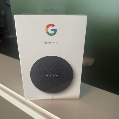 Google Nest Mini (2nd Generation) Smart Speaker  New Sealed