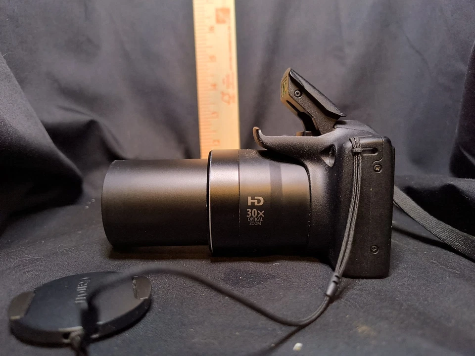 Цифровая камера Canon PowerShot SX400 IS 16,0 Мп черный комплект - ПОЛНОСТЬЮ протестирована как новая  - Изображение 3 из 4