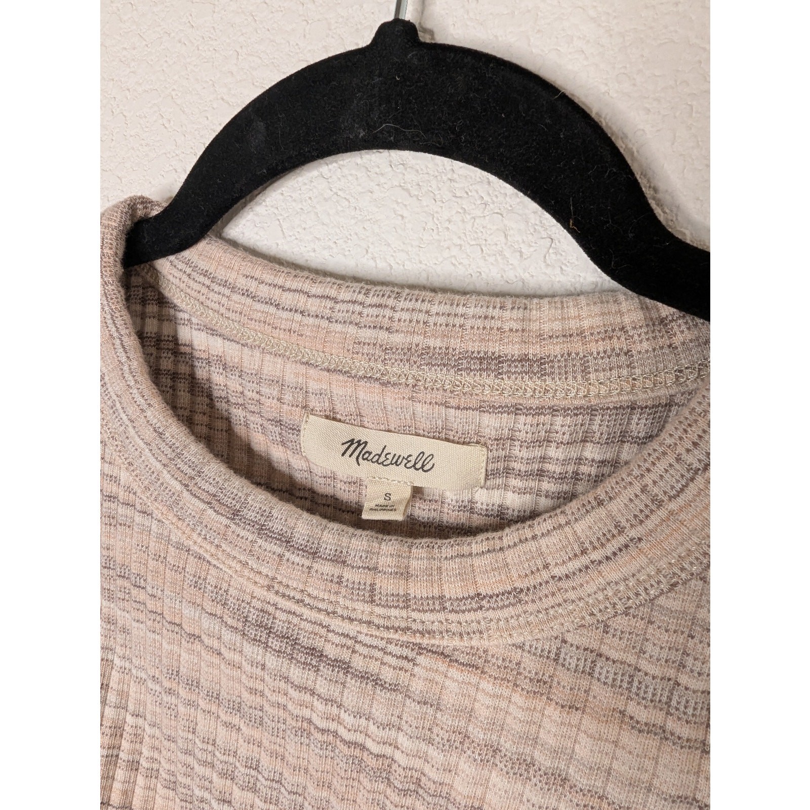 Madewell Basic Ribbed Tank Elevated Essential Sz S - image 2