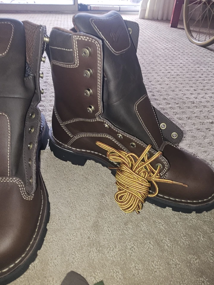 Nuevo Con Caja BOTAS DE TRABAJO DANNER® CANTERA EE. UU. 8" MARRÓN IMPERMEABLES 17305 - 10.5 D Foto 3 de 4