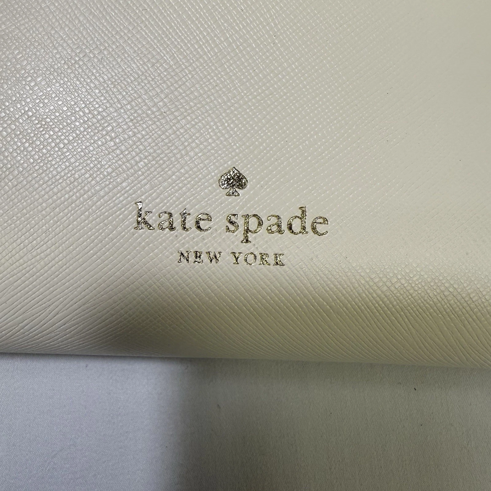 Borsa a tracolla Kate Spade Sadie borsa in pelle bianca meringa KE594 nuova con etichette $259 prezzo consigliato dal produttore