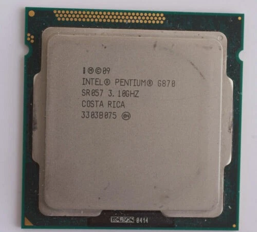 Intel Pentium G870 Processor 3.1GHz SR057 CM8062307260115 LGA 1155/Socket H2 CPU - Image 2 of 4