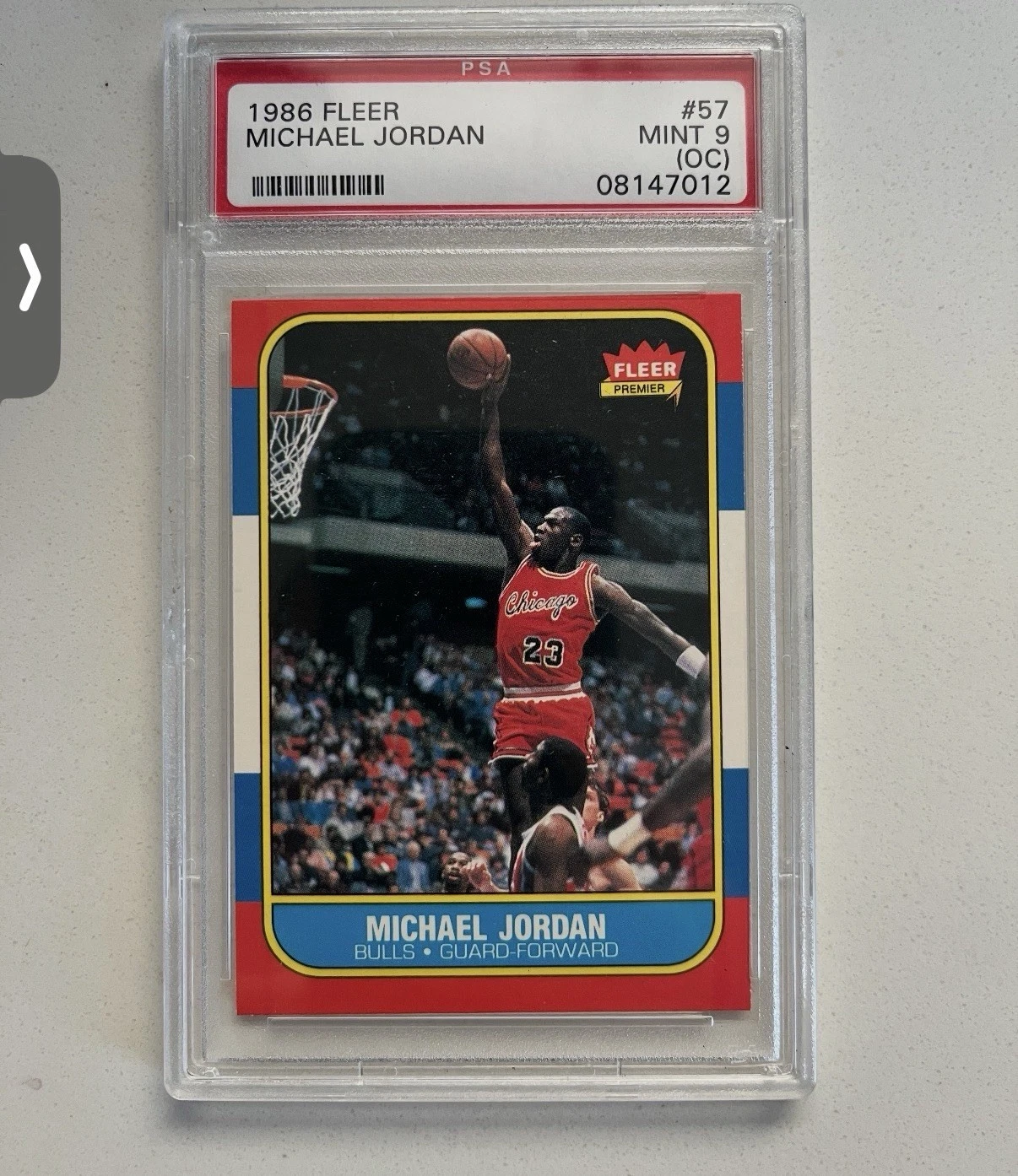 Michael Jordan Fleer RC PSA 9