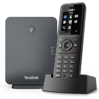 Yealink W77P - Ip-Telefon - Schwarz - Kabelloses Mobilteil - Tisch/Wand - Staubr