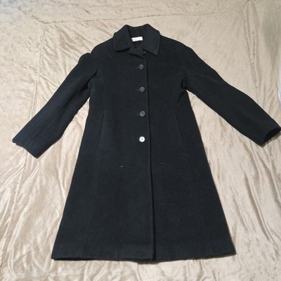 Ladies Calvin Klein Made In Usa Wool Peacoat 8