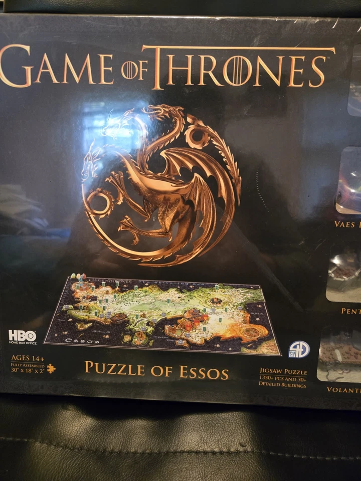 Game of Thrones 3D Puzzle of Essos – Collector’s Edition HBO Licensed - Image 3 of 4