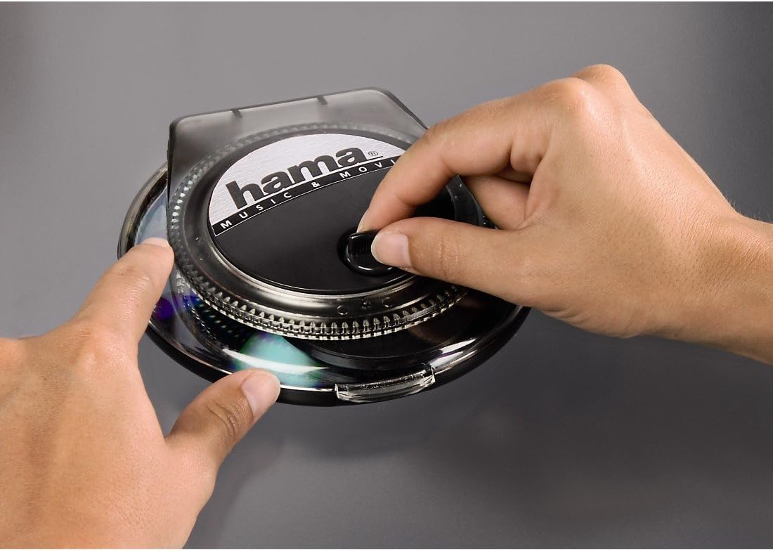 Hama 51488 CD/DVD Repair & Cleaning Kit With Cleaning Fluid, Repair