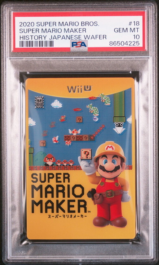 PSA10 No.18 Super Mario Maker Super Mario History Card Wafer