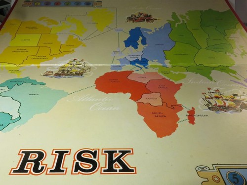 Vintage Risk Juego de Mesa de Estrategia Parker Brothers 1960s - Imagen 2 de 5