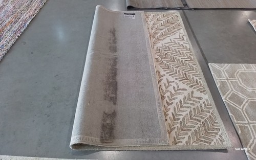 IVORY / BROWN 7'-0" x 7'-0" Back Stain Rug, Reduced Price 1172772322 CPR208T-7SQ - Picture 2 of 4