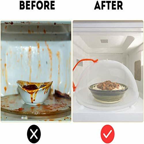 New Plate Dish Cover Microwave Food Kitchen Cooking Transparent Anti-splash Cap - Bild 6 von 7