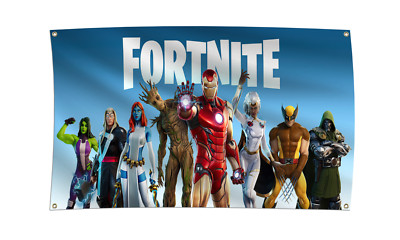 Fortnite Banner 3X5 Ft Flag Game Battle Game Room Decoration Gamers Collectors