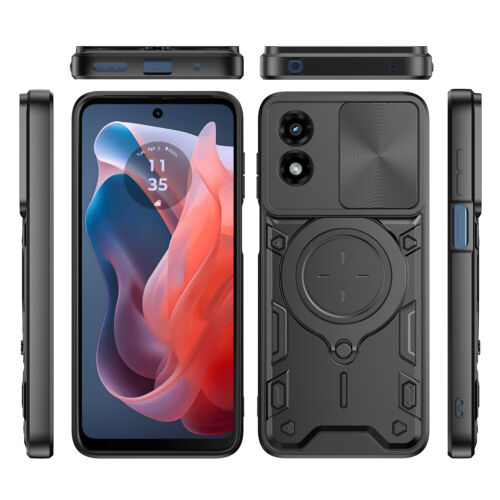 Funda para cámara Motorola Moto G Play 2024 a prueba de golpes deslizable + vidrio templado - Imagen 3 de 72