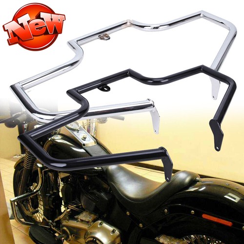 Engine Guard Highway Crash Bar For Harley FLSTNI/FLSTN Softail Deluxe 2005-2017 - Foto 8 di 16