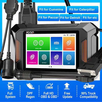 Fcar F803 Plus Heavy Duty Truck Diesel Diagnostic Scanner DPF Regen for Cummins