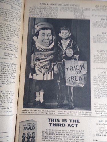 MAD Magazine Halloween Issue Headless Horseman Dec 1960 No 59 Lassie Parody - Picture 10 of 13