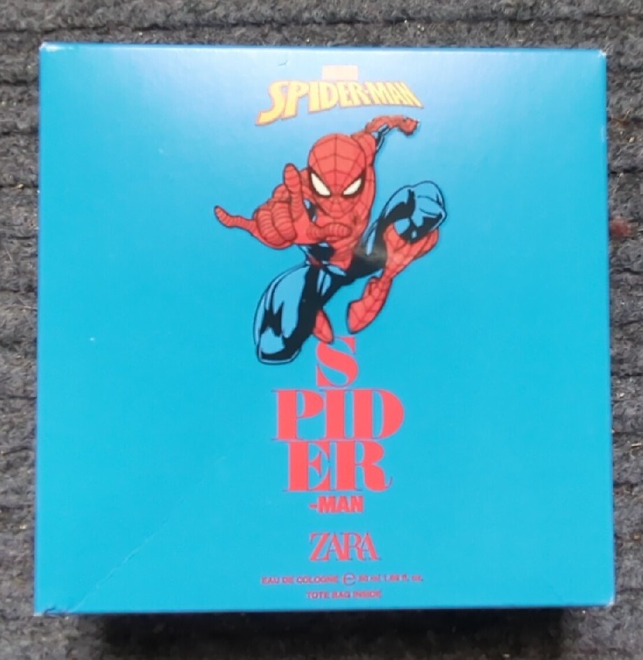 Zara Spiderman 1.7 fl oz Eau de Cologne Spray With Tote Bag In Box