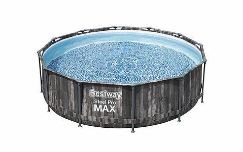 PISCINA BESTWAY 5614X STEEL PRO MAX 366x100 con pompa e scaletta di accesso