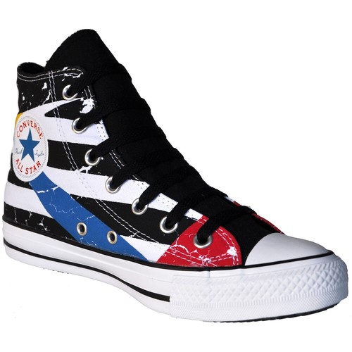 Converse EU 37,5 UK 5 Chucks Blau Weiß Chuck Taylor All Star HI Streifen 130131 - Picture 2 of 3