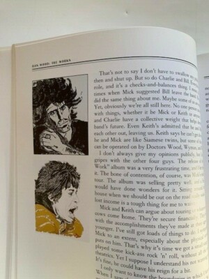 RON WOOD BY RON WOOD. THE WORKS - 1ST. AMERICAN TRADE ED