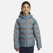 Nike Sportswear Full-Zip Jacket Down Fill Grey Size M,L CU9154 031 BNWT Youth