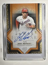 2023 Topps Five Star Joey Meneses Orange RC AUTO #/5  #FSA-JME NATIONALS