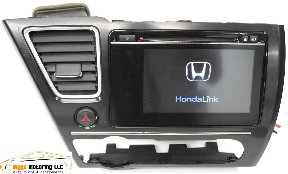 2014-2015 Honda Civic Radio Stereo Display Screen Cd Player 39100