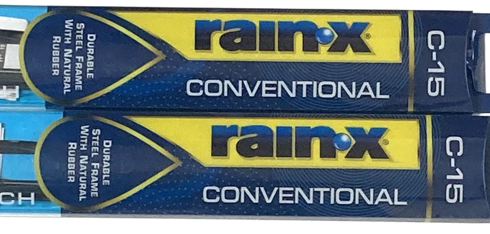 Par de limpiaparabrisas Rain X convencional C-15 15"+15" para Jeep Wrangler Foto 2 de 4
