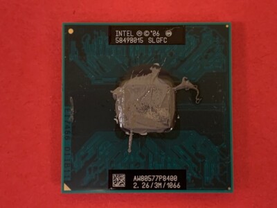 Intel Core 2 Duo P8400 2.26GHz 3MB 1066MHz Dual Core CPU Processor SLGFC /WRNTY