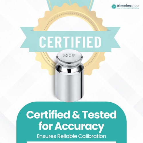 100G/200G/500G GRAMS SCALE WEIGHTS CHROME PLATING ACCURATE CALIBRATION - Picture 35 of 35