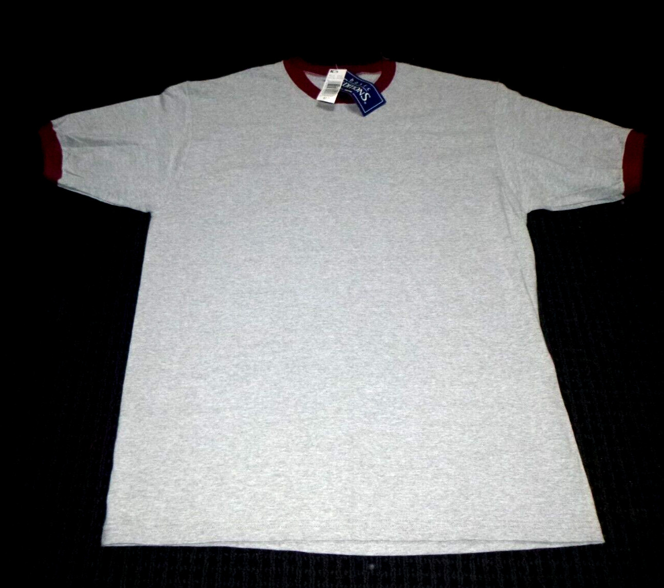 NOS Vtg 80s Basic Editions Kmart Blank Heather Gray R… Gem