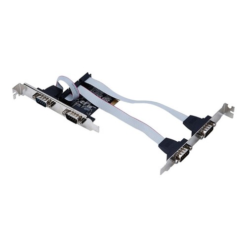 RS232 PCIExpress PCIe to 2 Serial DB9P Adapter Card DB25 Parallel AX99100 - Picture 4 of 7