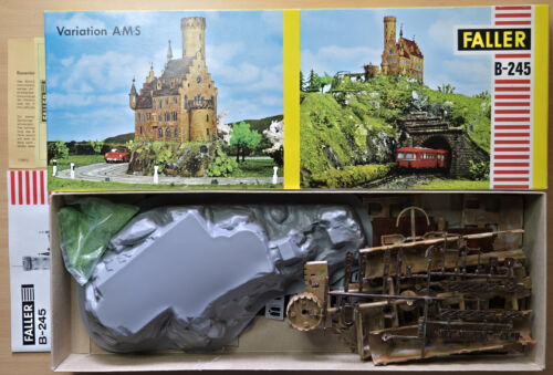 Faller AMS B-245 ~~ château château du Lichtenstein dans sa boîte d'origine, années 60 rareté #DEZ3918