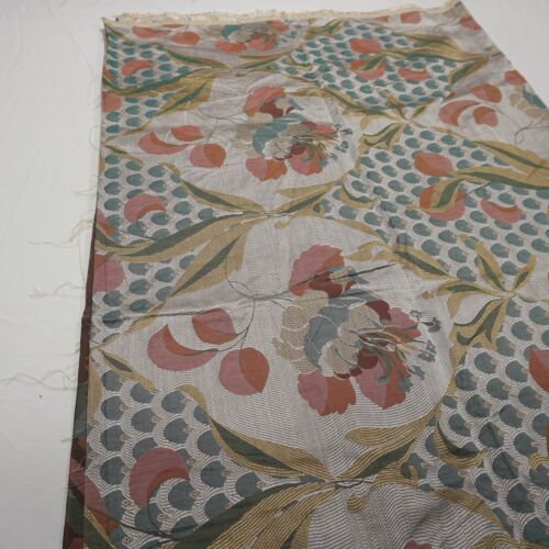 Vintage schwerer Möbelstoff Polsterstoff Bezugsstoff, Blumenmuster 270x140cm - Bild 4 von 5