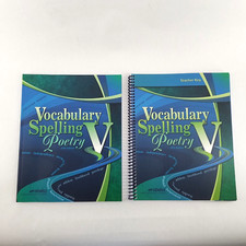 Abeka Vocabulary Spelling Poetry V Book And T...