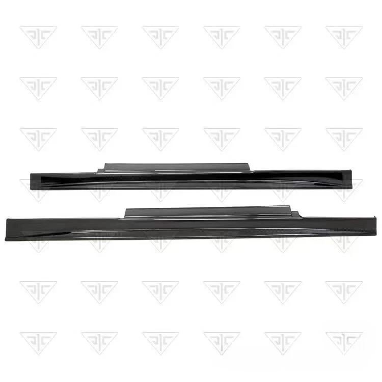 Faldas laterales de fibra de carbono reales faldón lateral para Nissan GT-R R35 2009-2017 Foto 2 de 4