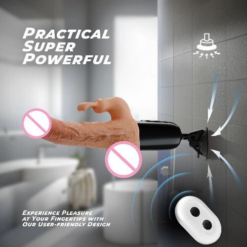 realistische-Dildos-Vibirator-mit-Saugnapf-10-Schub-und-Vibrations--Stimulator- - Bild 6 von 12