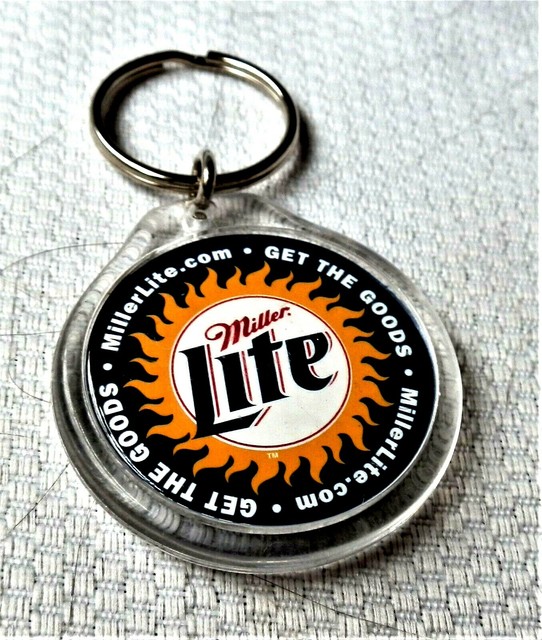 MILLER LITE VINTAGE KEY CHAIN RARE NICE eBay