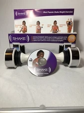 Open Box Shake Weight White (DVD included) Tones Arms & Shoulders